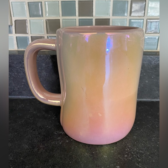 Rae Dunn iridescent  “Happily Ever After” mug - Picture 2 of 5